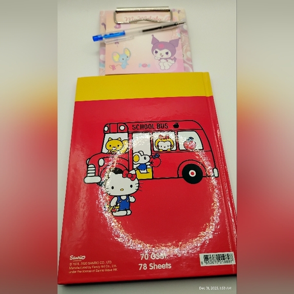 Hello Kitty and My Melody Notebook Set - Picture 2 of 3